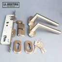 Cerradura de Puerta Estrecha con Manija Moderna de Acero Inoxidable 304: Modelo Elegance