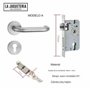 Conjunto de Cerradura de Puerta de Acero Inoxidable 304: Modelo Moldavia