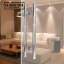 Manijas de Puerta Elegantes de Acero Inoxidable 201, 60 cm Modelo Portugal