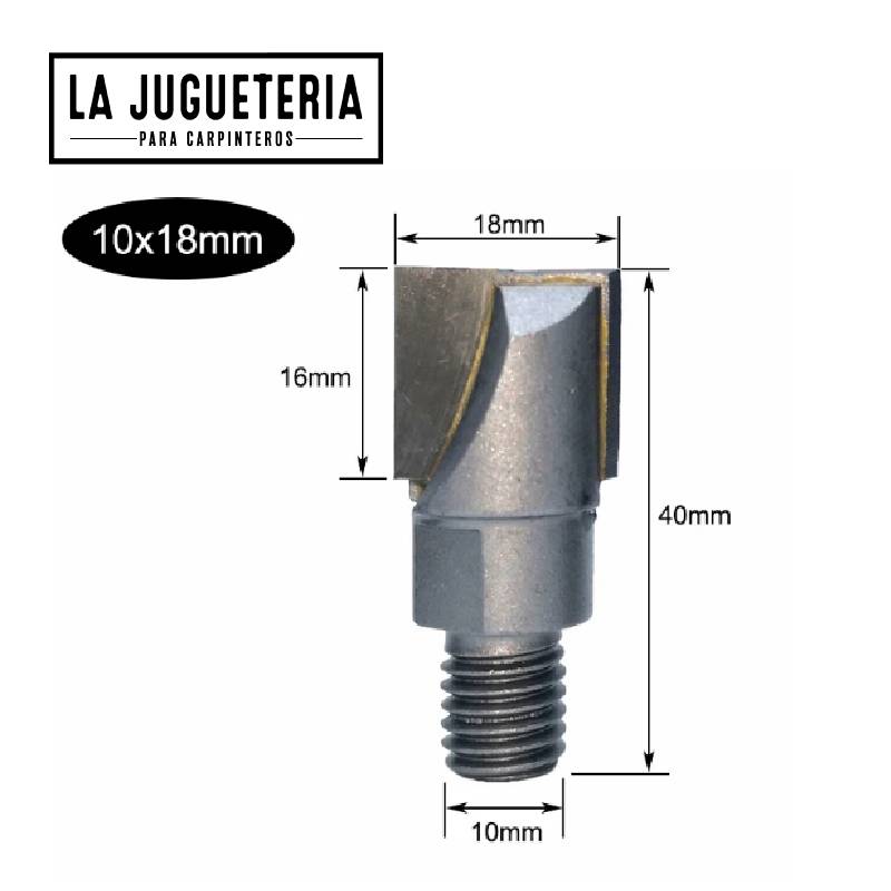 Broca repuesto para Plantilla de mortaja en 18mm