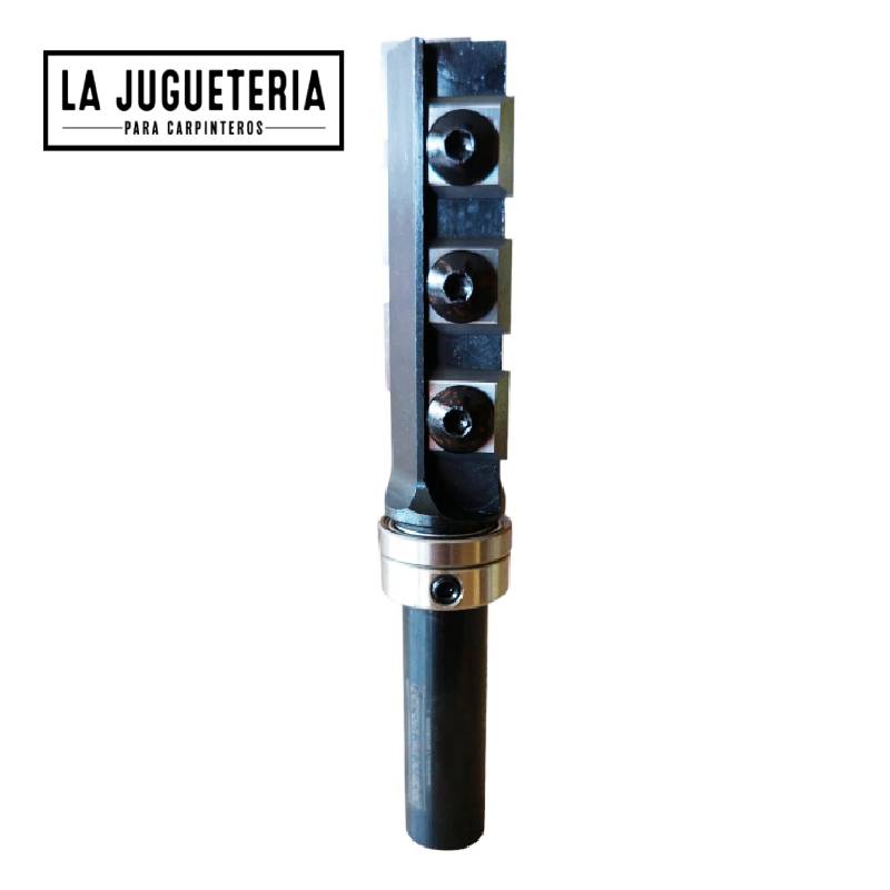 [A1027] Fresa de corte recto 50 mm de insertos, copiadora. Vástago de 1/2". Ref. G60