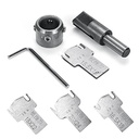 Juego de brocas para hacer anillos de madera (4 cuchillas de 15,5 a 20 mm)