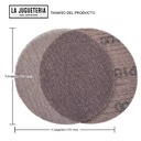 Disco de Lijado de Malla PMS de 5 Pulgadas (125 mm), Grano 600, Sistema de Gancho y Bucle, Sin Polvo