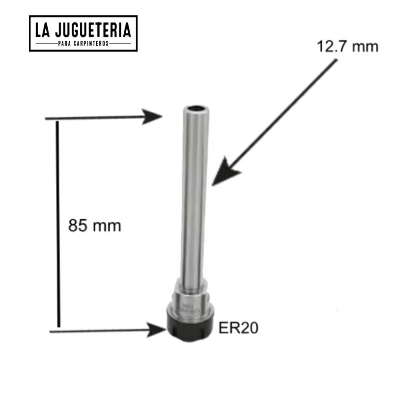 [A1013] Extensor para  pinzas ER20  85mm x 12,7mm