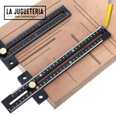 [A1092] Regla de aluminio de L-HT158, trazador de medida de ángulo, tipo t, 280mm