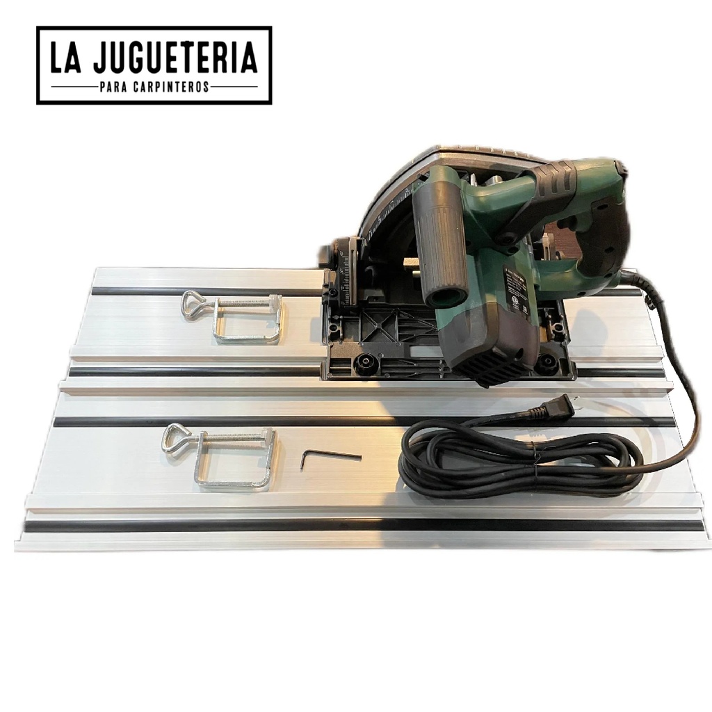 [A1100] Sierra de Inmersión HESSENPRO HP160F - Potente Herramienta de 1400W con Guía y Corte Preciso