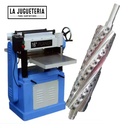 Cepilladora de 16" (400 mm) con cabezal Helicoidal para de 96 insertos  Potencia del Motor: 2,2 kW