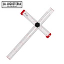 Escuadra de Medición Multifuncional Ajustable para Carpintería - Regla de Ángulo Recto con Graduación Precisa y Bloqueo de Perilla, Ideal para Marcado y Trazado