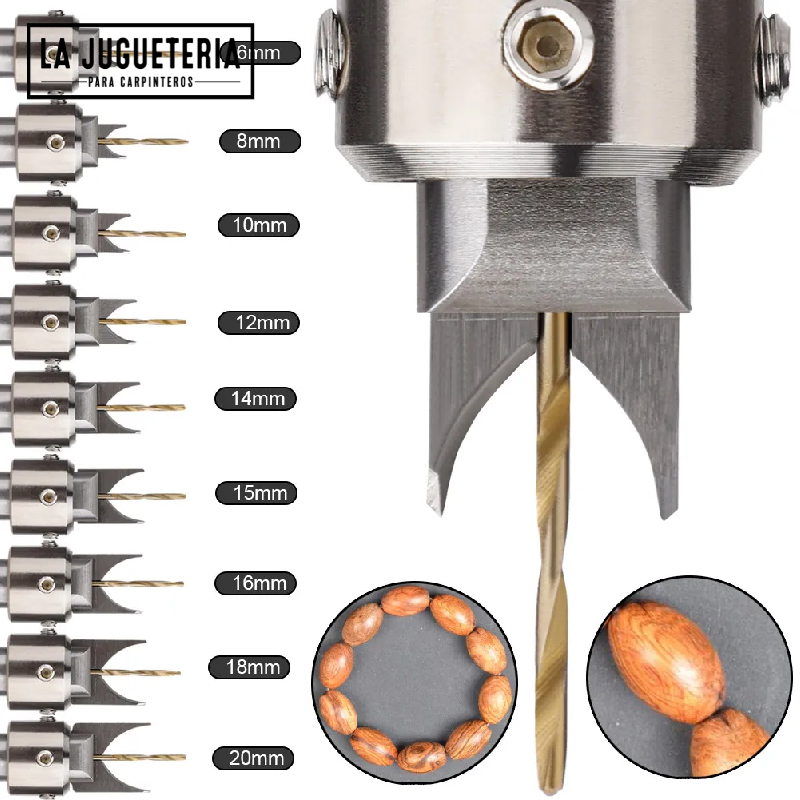 [A948] Kit de brocas buda ovaladas para taladro.