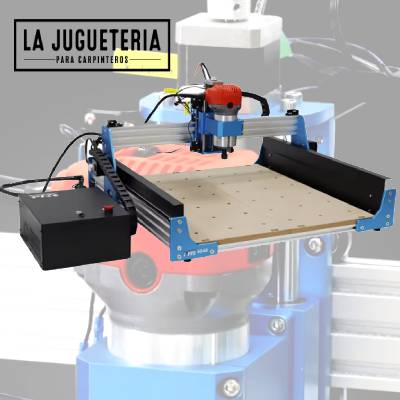 [A952] CNC PRT 4040Max para carpintería con router de 710w - Área de trabajo 400mm x 400 mm x 75 mm