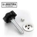 Perilla de sujeción estrella M6 x 60mm de largo tipo tuerca Paquete 5 pcs