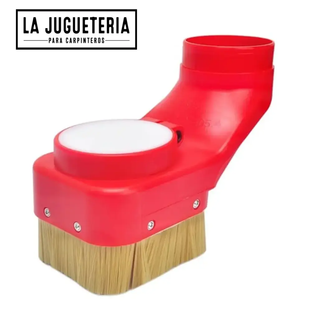 [A2006] Cubierta Antipolvo CNC 80 mm – Para router de husillo 80 mm con cerdas desmontables y conexión de succión 95 mm