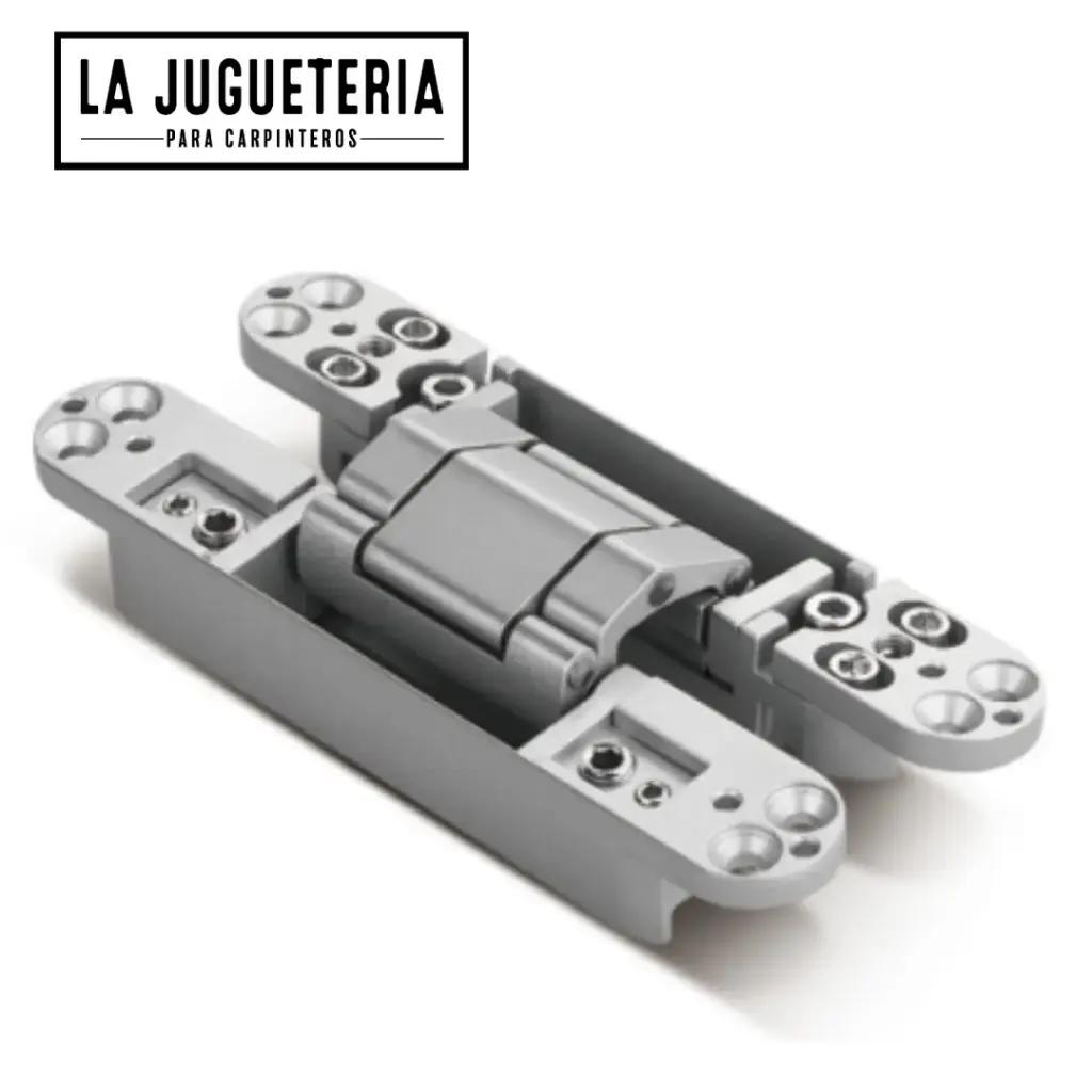 Bisagra Oculta Ajustable ZCG40 – Para puertas flush de hasta 40 kg Color Negro