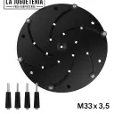 Plato para torno de Madera M33x3.5 – Sistema de Garras Ajustables