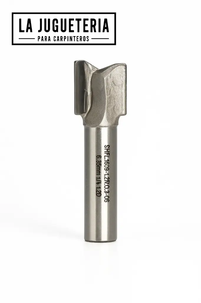 [A2068] Fresa Diamante PCD Corte Recto 1/2" – 19 mm / 20 mm Profundidad Ref:G118