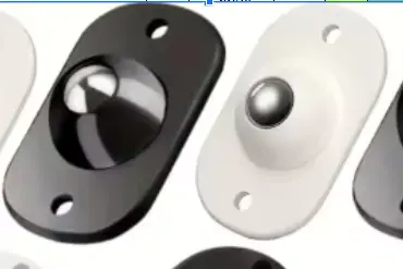 Pack de 4 Ruedas universales autoadhesivas, ruedas circulares de plástico, ruedas autoadhesivas  | 4.5cm*1.5cm