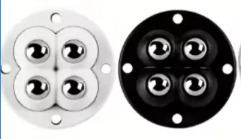 Ruedas universales autoadhesivas, ruedas circulares de plástico, ruedas autoadhesivas
 | Cuatro Bolas