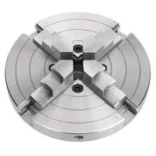 Chuck portabrocas de torneado de madera de 4 mandíbulas autocentrantes 6"