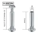 Tornillos de Fijación Unión para Muebles (M4 x 31-40mm)