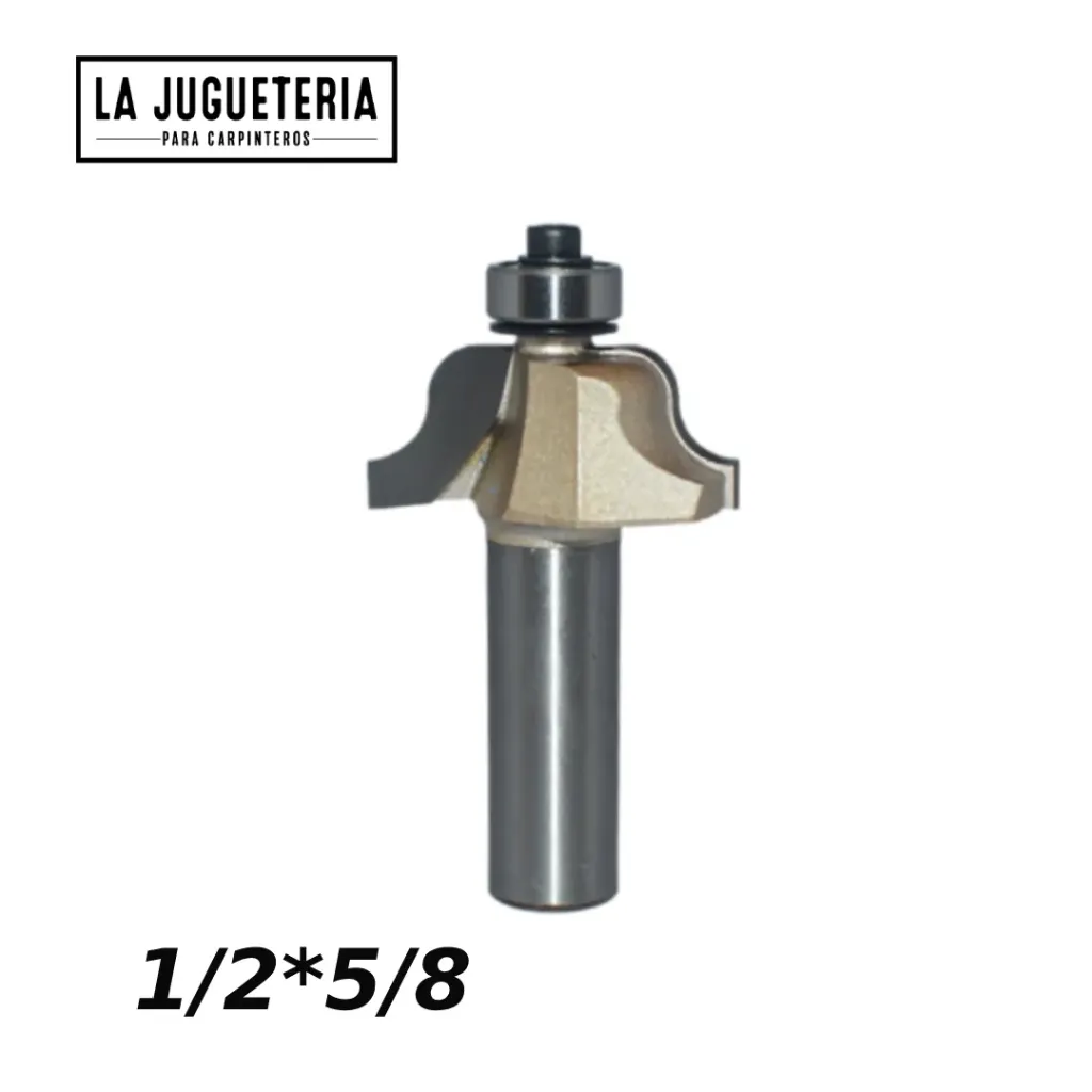 [A2159] Fresa Router Ogee Romano con Rodamiento - Vástago 1/2"*5/8 para Molduras Decorativas Ref: G126