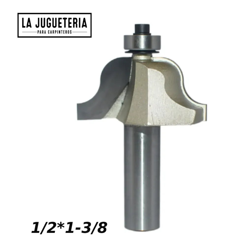 Fresa Router Ogee Romano con Rodamiento - Vástago 1/2"*1-3/8 para Molduras Decorativas Ref: G129