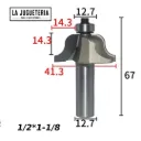 Fresa Router Ogee Romano con Rodamiento - Vástago 1/2"*1-1/8" para Molduras Decorativas Ref: G134