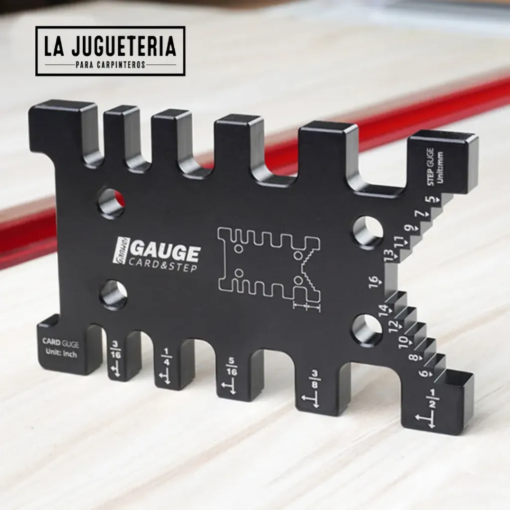 Medidor de profundidad Calibrador de Altura y Profundidad 2 en 1 para Router y Sierra
