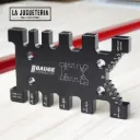 Medidor de profundidad Calibrador de Altura y Profundidad 2 en 1 para Router y Sierra
