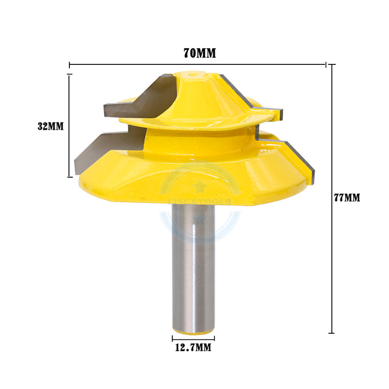 Broca de Inglete de Bloqueo de 45 Grados (L-N017-6) – Vástago 1/2" – 2-3/4" Ref: G136