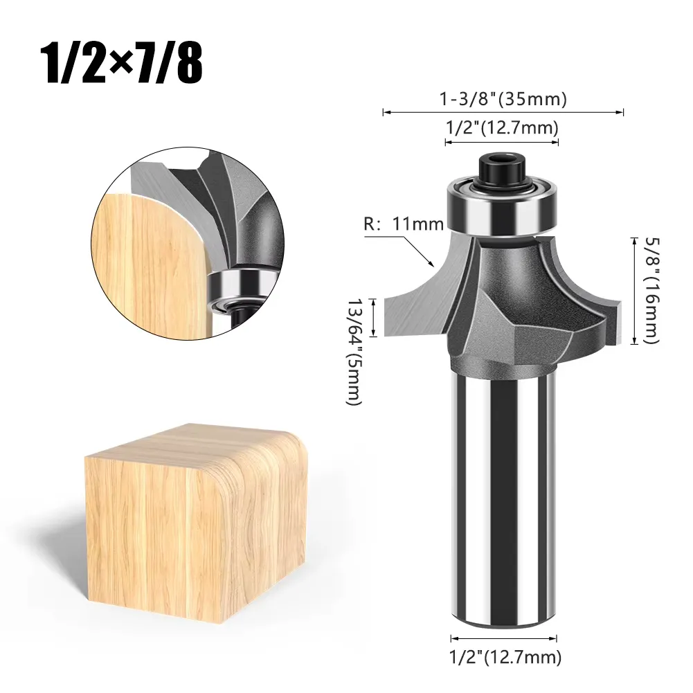 Fresa para Cantear Vástago 1/2" – 1/2 × 1" Ref: G141