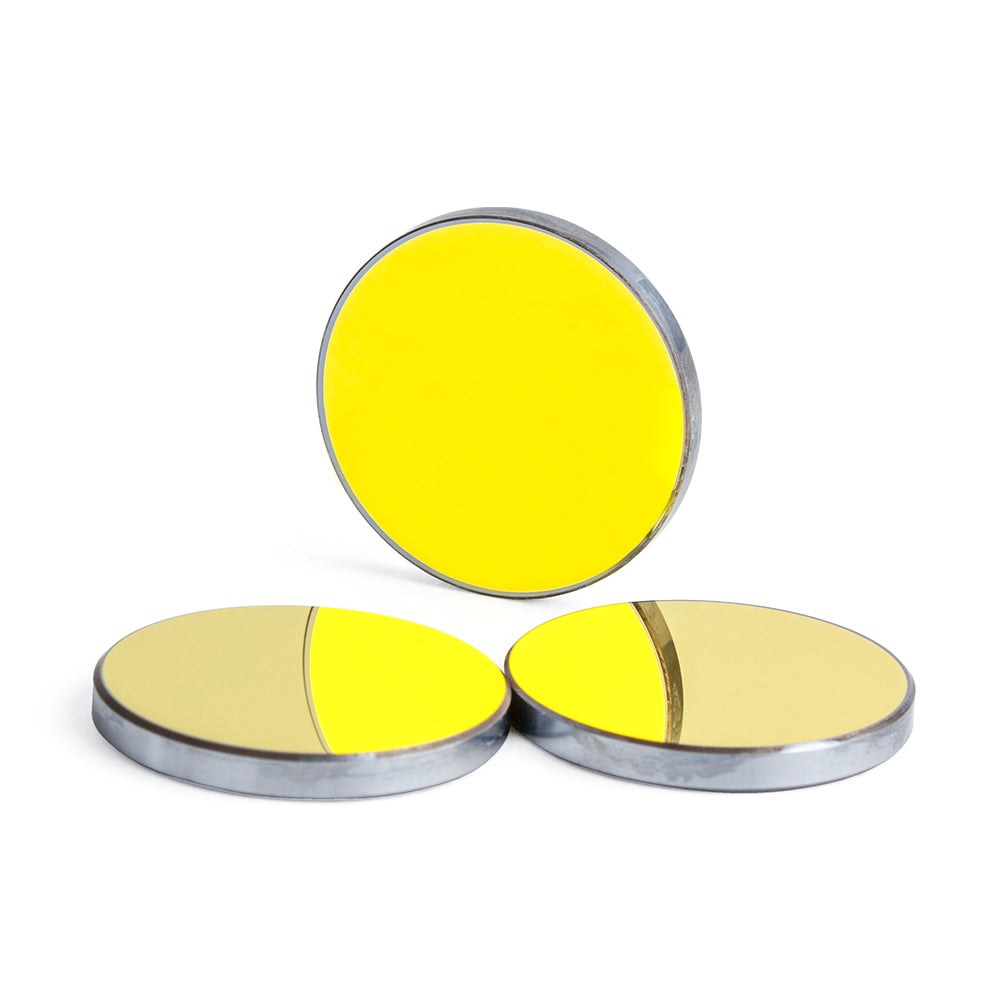 Espejo Reflector para Láser CO2 — Silicio con Recubrimiento de Oro 25 mm