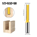 Ref: G151 · Fresa corte · recto · Ø 3/8″ · corte 1-31/32″ · vástago 1/2″