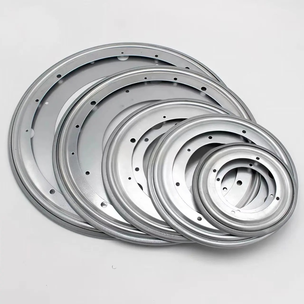 [A2466] Base giratoria metálica Lazy Susan 12" redonda para muebles - giro 360°