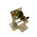 Bisagra plegable para pata de mesa con bloqueo a 90° - acero zincado